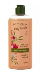 Гель для душа, Kora (Кора) 250 мл Дэйли сикретс сладкий персик с эфирным маслом нероли